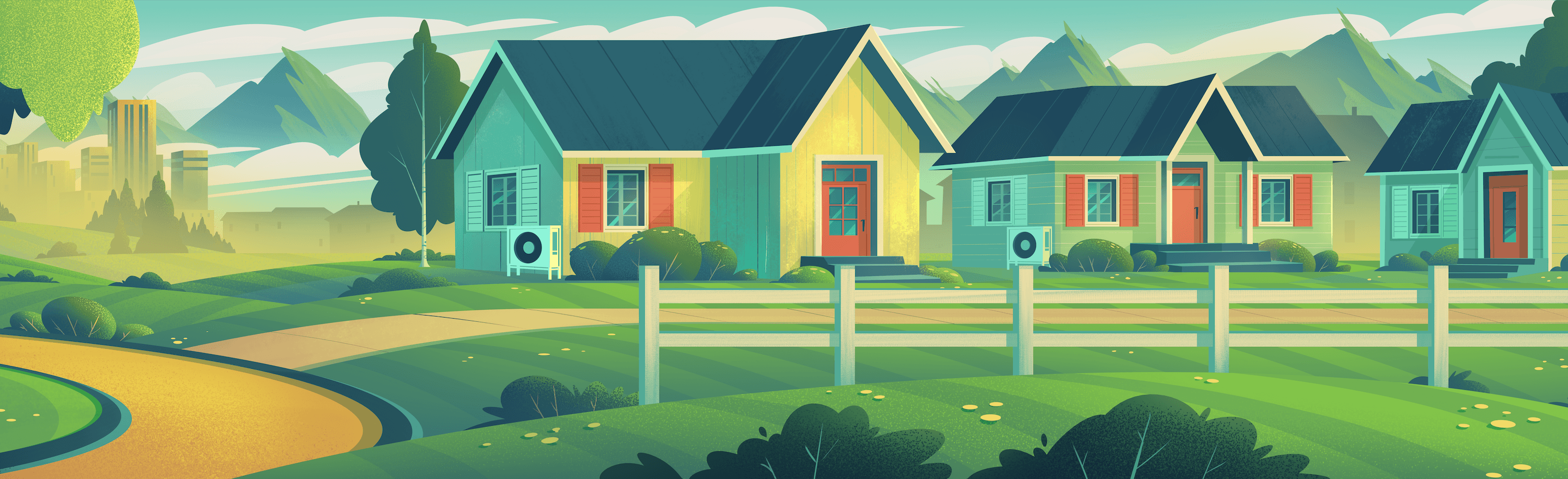 Heat pump neighborhood