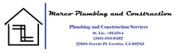 Marco Plumbing & Construction company logo