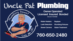 Uncle Pat Plumbing company logo