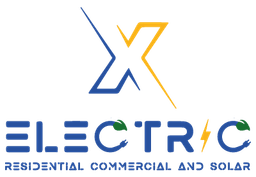 X Electric company logo