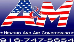 A & M Heating and Air Conditioning company logo