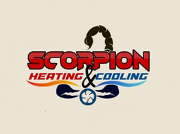 Scorpion heating and cooling company logo