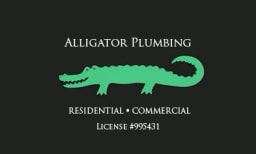 Alligator Plumbing company logo